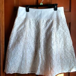 Lace A-line skirt